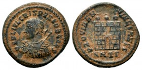 Crispus, Caesar, 316 - 326 AD Ae
Condition: Very Fine

Weight: 3,15 gr
Diameter: 19,82mm