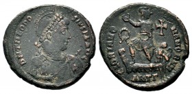 Theodosius I; 379-395 AD
Condition: Very Fine

Weight: 4,95 gr
Diameter: 23,31mm