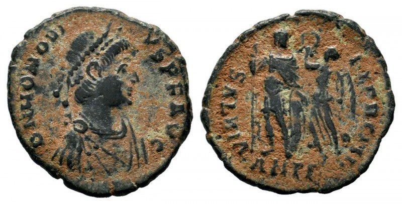 Honorius - Nummus (395-402, AD)
Condition: Very Fine

Weight: 2,30 gr
Diameter: ...