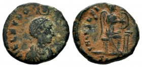 Aelia Eudoxia. Augusta, A.D. 400-404. AE
Condition: Very Fine

Weight: 2,15 gr
Diameter: 15,98mm