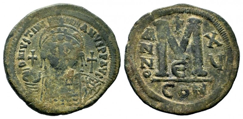 Justinianus I (527-565 AD). AE Follis
Condition: Very Fine

Weight: 21,09gr
Diam...