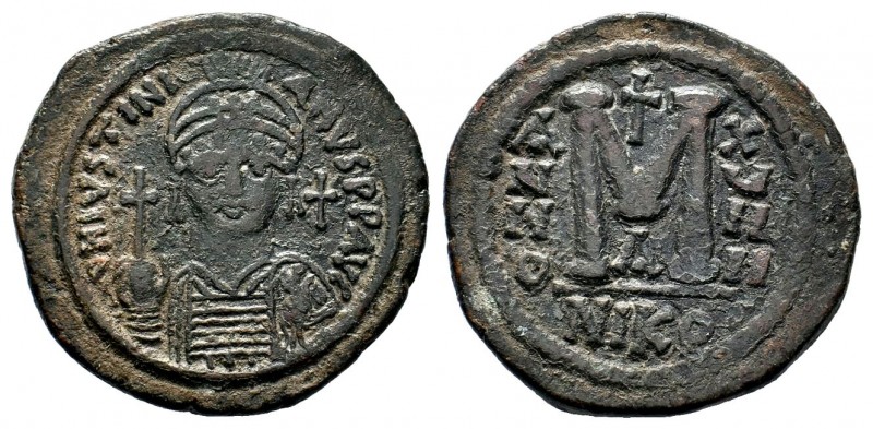 Justinianus I (527-565 AD). AE Follis
Condition: Very Fine

Weight: 20,58 gr
Dia...