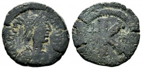 Justinianus I (527-565 AD). AE Half Follis
Condition: Very Fine

Weight: 8,65gr
Diameter: 25,31 mm