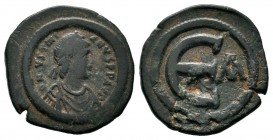 Justinianus I (527-565 AD). AE Nummi
Condition: Very Fine

Weight: 2,96 gr
Diameter: 18,92mm