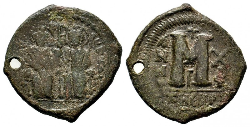 Justin II , with Sophia (565-578 AD). AE Follis
Condition: Very Fine

Weight: 13...