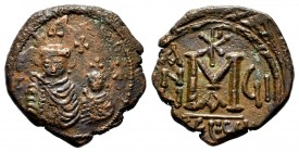 Heraclius with Heraclius Constantine AD 610-641. Byzantine Seleucia Isauriae
Condition: Very Fine

Weight: 13,38 gr
Diameter: 29,50 mm