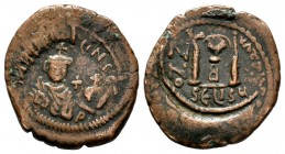 Heraclius with Heraclius Constantine AD 610-641. Byzantine Seleucia Isauriae
Condition: Very Fine

Weight: 14,86 gr
Diameter: 34,31mm