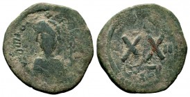 Phocas and Leontia (602-610 AD). AE Follis
Condition: Very Fine

Weight: 6,40 gr
Diameter: 26,19mm