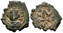Heraclius. 610-641. AE 
Condition: Very Fine

Weight: 6,09 gr
Diameter: 25,15 mm