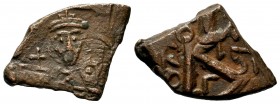 Justinian II, first reign (685-695), Follis 
Condition: Very Fine

Weight: 5,10 gr
Diameter: 22,05 mm