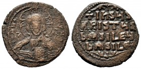 BYZANTINE. Anonymous Bust of Christ, 1028-1034. Æ Follis
Condition: Very Fine

Weight: 10,70 gr
Diameter: 30,57mm
