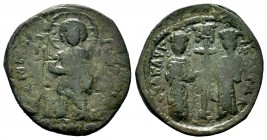 BYZANTINE. Anonymous Bust of Christ, 1028-1034. Æ Follis
Condition: Very Fine

Weight: 6,21 gr
Diameter: 26,89 mm