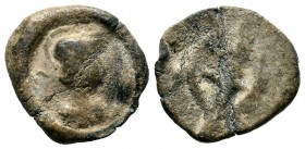 BYZANTINE LEAD SEALS. Unidentified (8th-13th centuries).
Condition: Very Fine

Weight: 2,92 gr
Diameter: 17,60 mm