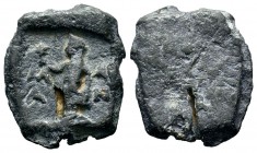 BYZANTINE LEAD SEALS. Unidentified (8th-13th centuries).
Condition: Very Fine

Weight:7,54 gr
Diameter: 22,55 mm