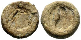 BYZANTINE LEAD Objects. (8th-13th centuries).
Condition: Very Fine

Weight: 39,97 gr
Diameter: 26,40 mm
