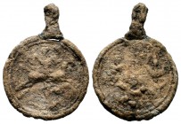 BYZANTINE LEAD Objects. (8th-13th centuries).
Condition: Very Fine

Weight: 6,22gr
Diameter: 34,60 mm