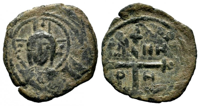 CRUSADERS, Antioch. Tancred. Regent, 1101-1112. AE Follis 
Condition: Very Fine
...