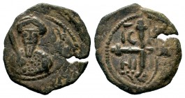 CRUSADERS, Antioch. Tancred. Regent, 1101-1112. AE Follis 
Condition: Very Fine

Weight:2.27 gr
Diameter: 21,35 mm