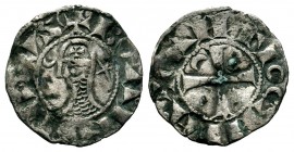 Crusaders, Principality of Antioch. Bohémond III AR Denier. Circa 1163-1188. 
Condition: Very Fine

Weight: 0,93 gr
Diameter: 17,05 mm