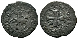 Smpad, 1296-1298 AD. Copper pogh.
Condition: Very Fine

Weight:1,68 gr
Diameter: 19,35 mm