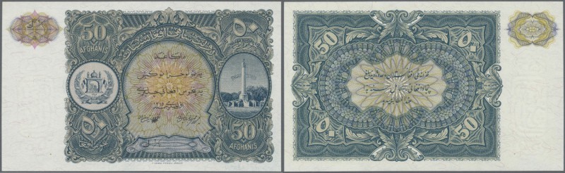 Afghanistan. 50 Afghanis SH1315 (1936), P.19 in perfect UNC condition