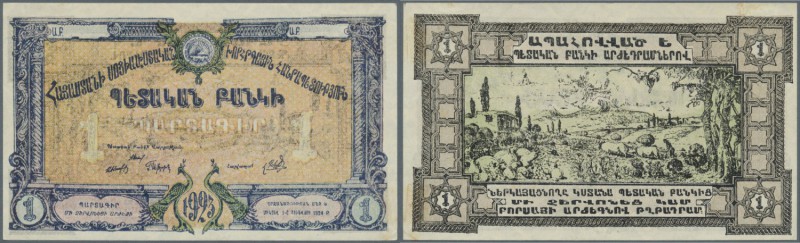 Armenia / Armenien. Socialist Soviet Republic of Armenia 1 Chervonets 1923, P.S6...