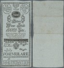 Austria / Österreich. 5 Gulden 1784 P. A15b FORMULAR, 3 horizontal folds, border wear at right, no holes or tears, condition: VF.