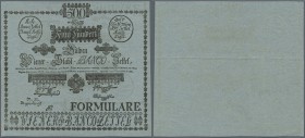 Austria / Österreich. 500 Gulden 1784 P. A20b FORMULAR, with only one horizontal and vertical fold, condition: VF+.