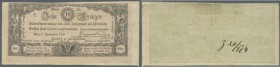Austria / Österreich. 10 Kreuzer 1869 P. A94, horizontal and vertical fold, writing on back, condition: F+.