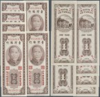 Taiwan. Set of 5 notes 1 Yuan 1954 P. R120, all notes from the same bundle with CONSECUTIVE serial numbers from A512929 to A512932 and additionally A5...