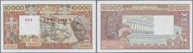 Togo. 10.000 Francs ND Specimen P. 909Ts (W.A.S.) in condition: UNC.