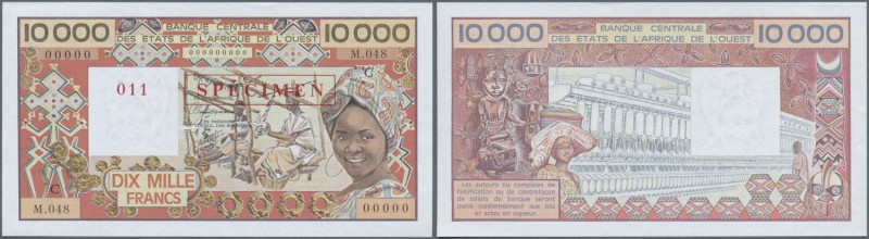 West African States / West-Afrikanische Staaten. 10.000 Francs ND(1977-92) SPECI...