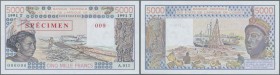 West African States / West-Afrikanische Staaten. 5000 Francs 1991 SPECIMEN with letter ”T” for Togo, P.808Ts in UNC condition