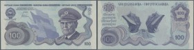 Yugoslavia / Jugoslavien. 100 Dinars ND(1978) not issued banknote, first time seen in blue color, unique as PMG graded in great condition: PMG 64 CHOI...
