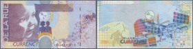 Testbanknoten. Test note produced by DE LA RUE CURRENCY dated 1999 featuring the theme ”Family” with baby face at left, DNA helix shown at right, and ...