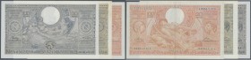 Belgium / Belgien. Set of 3 notes 100 Francs - 20 Belgas containing date 1943 P. 107 (aUNC), 1942 P. 112 (aUNC) and 1944 P. 113 (VF), nice set. (3 pcs...