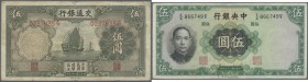 China. 1936/1937 (ca.), ex Pick 81-217, quantity lot with 248 Banknotes in good to mixed quality, sorted and classified by Pick catalogue numbers, ple...