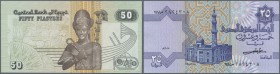 Egypt / Ägypten. 1977/2002 (ca.), ex Pick 44-188 and others, quantity lot with 1631 Banknotes in good to mixed quality, sorted and classified by Pick ...