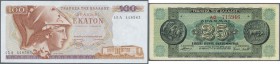 Greece / Griechenland. 1939/1940 (ca.), ex Pick 107-315, quantity lot with 1472 Banknotes in good to mixed quality, sorted and classified by Pick cata...