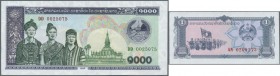 Laos. 1962/2003 (ca.), ex Pick 8-32, quantity lot with 578 Banknotes in good to mixed quality, sorted and classified by Pick catalogue numbers, please...