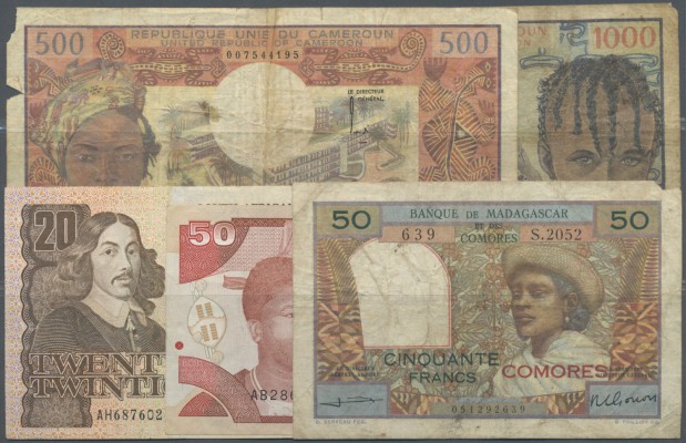 Africa / Afrika. set of 61 banknotes from Africa in different conditions from UN...