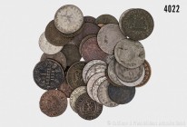 Nassau, umfangreiches Konv. von 40 Kleinmünzen, verschiedene Münztypen (Kreuzer, 1/4 Kreuzer etc.), Jahrgänge und Erhaltungen, Fundgrube, bitte besich...