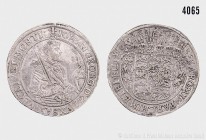Sachsen, Johann Georg I. (1615-1656), Reichstaler 1625, Dresden. 28,97 g; 43 mm. Davenport 7601; Schnee 845; Clauss/Kahnt 158a. Sehr schön.