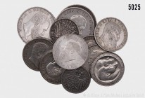 Deutsches Reich, Konv. von 12 Silbermünzen (900er Silber), darunter Sachsen, 5 Mark 1875 E, Württemberg 1875 F und Bayern 3 Mark 1914 D. Sehr schön bi...