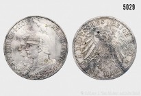 Deutsches Kaiserreich, Wilhelm II. (1888-1918), Konv. von 2 Exemplaren 5 Mark 1901 A, anlässlich des 200-jährigen Bestehens des Königreichs Preußen. 2...