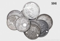 Drittes Reich, Konv. von 9 Silbergedenkmünzen, 2 und 5 Reichsmark (Hindenburg und Garnisonskirche), überwiegend sehr schön.