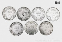Spezialsammlung Palästina, bestehend aus: 10 Exemplaren 1 Mil (1927, 1935, 1937, 1939, 1940, 1941, 1942, 1943, 1944, 1946). Schön 1. 2 Mils (1927, 194...