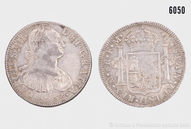 Mexiko (als spanische Kolonie), Carlos IV. (1788-1808), 8 Reales 1795. Vs. CAROL...