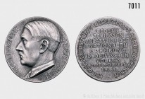 Drittes Reich, Silbermedaille 1933 der Königlich privilegierten Feuerschützengesellschaft "Der Bund" in München (gegründet 1862), von G. Weber, mit de...
