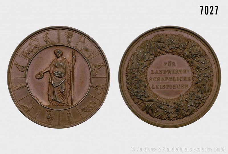 Preußen, Staatspreismedaille für Landwirtschaftliche Leistungen o. J. (um 1900),...